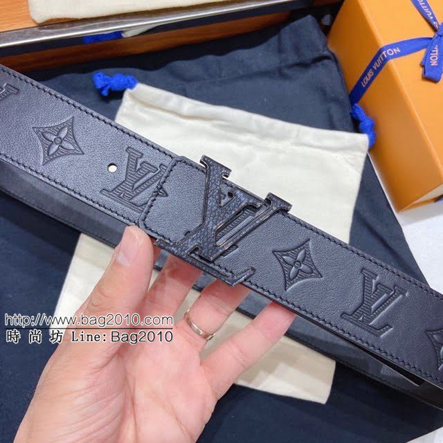 LV新款男士皮帶 路易威登雙面牛皮腰帶  jjp1968